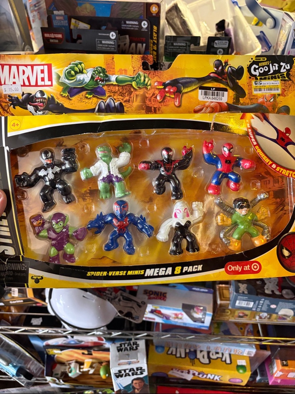 Nwt Marvel Spider-Verse Minis Mega 8-Pack - Multicolor Kids Toy Figures